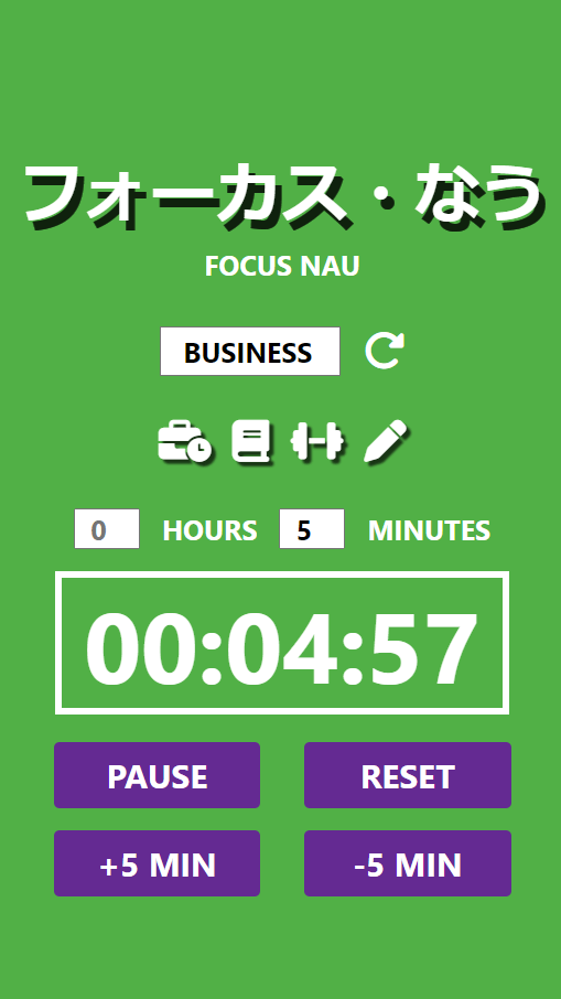 focus timer preview